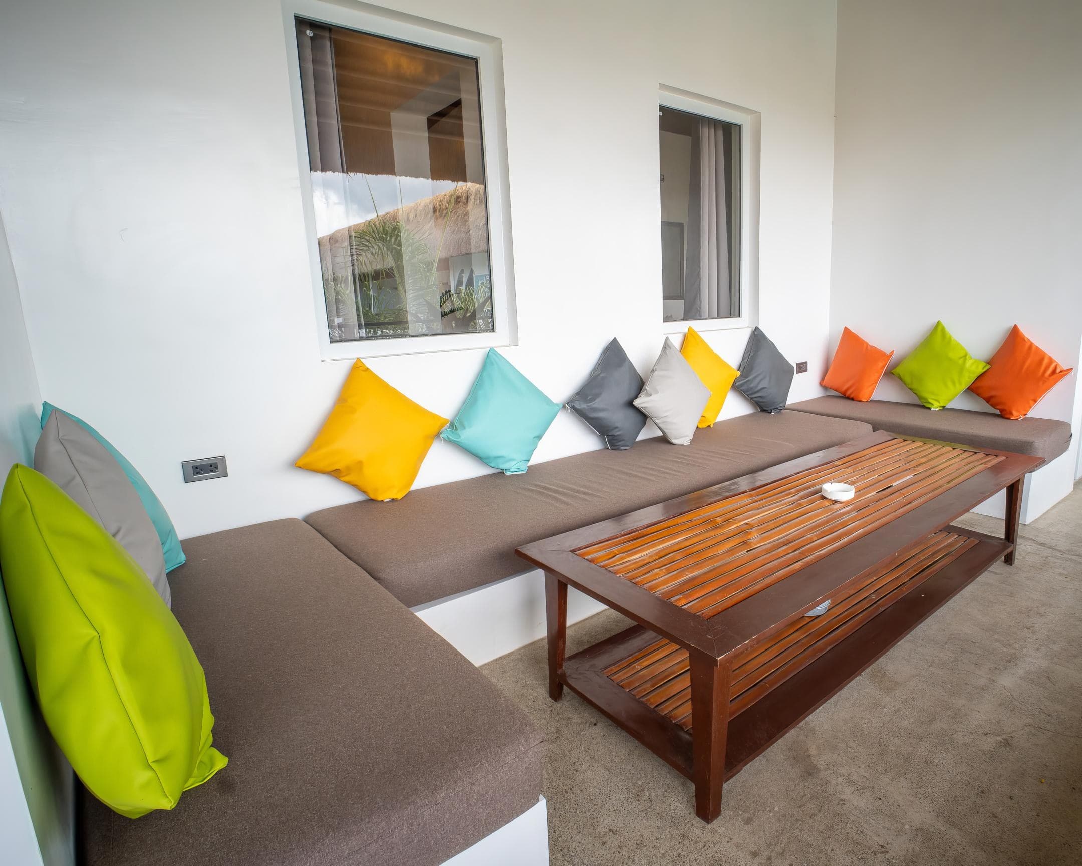 Executive suite veranda seating